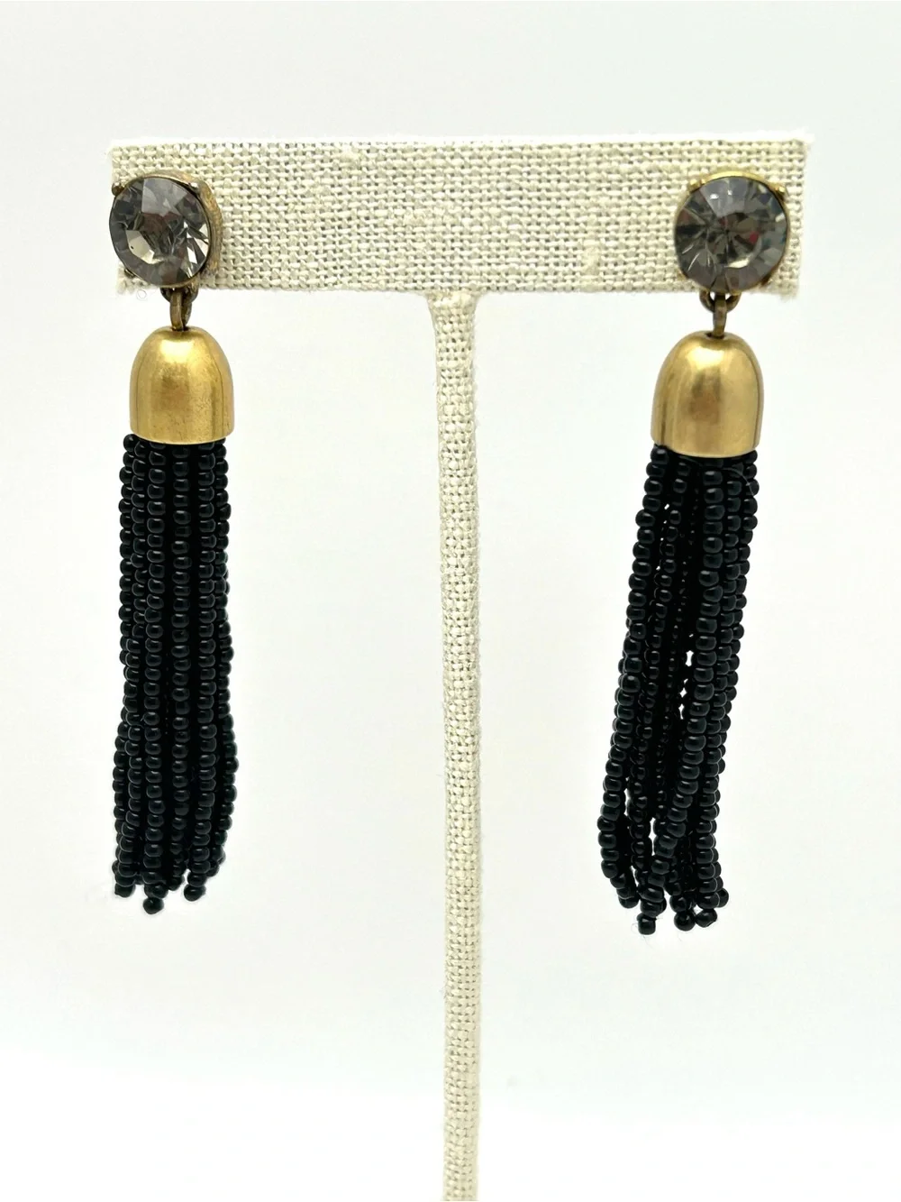 J. Crew Jeweled Tassel Earrings